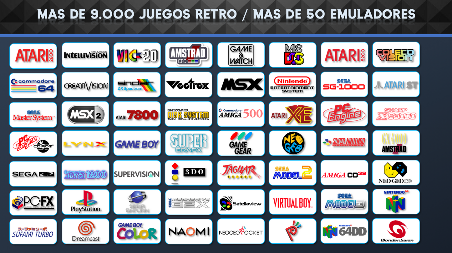 Multi Gaming USB Stick Retro Classic (versión Booteable) 9,000 juegos