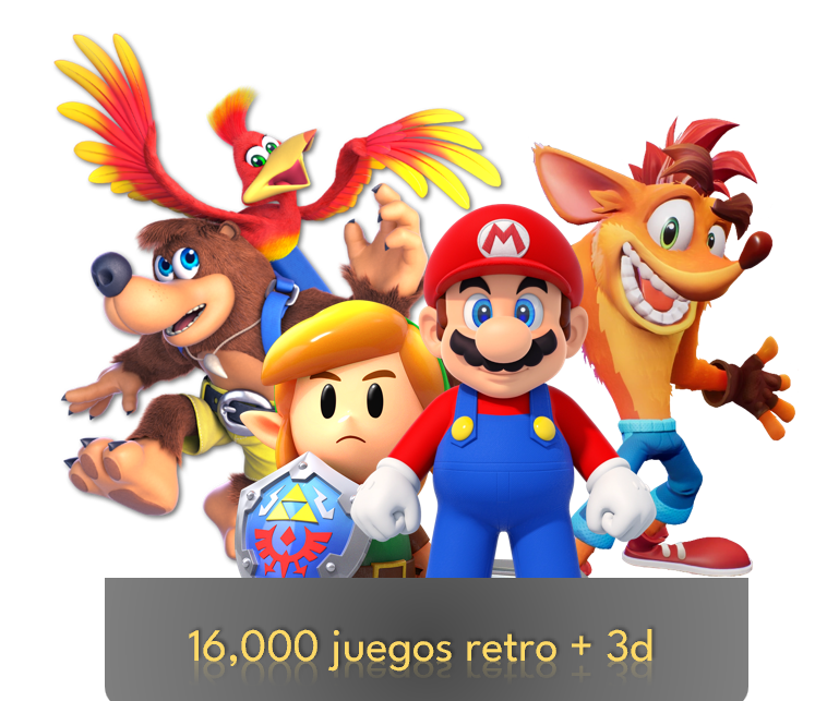 Multi Gaming USB Stick Retro Classic + 3D (versión Windows)  16,000 juegos