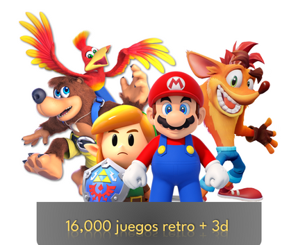 Multi Gaming USB Stick Retro Classic + 3D (versión Windows)  16,000 juegos